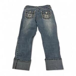 Angels Women's Blue and Navy Jeans